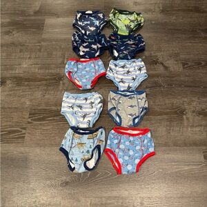 Set of 10 Boys potty training underwear SZ 6T